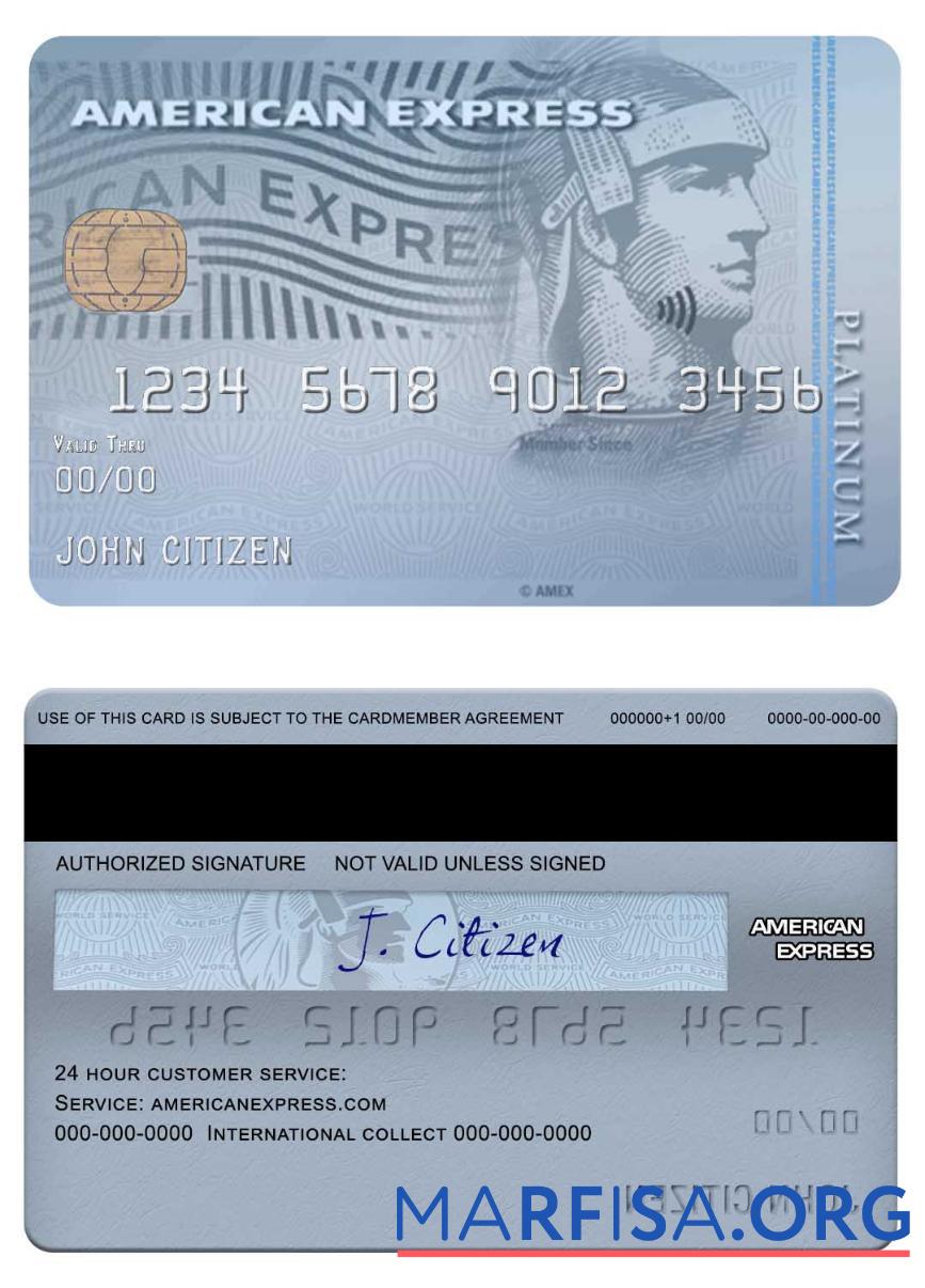 Printable USA Carrington Mortgage Services bank amex platinum card download for verification